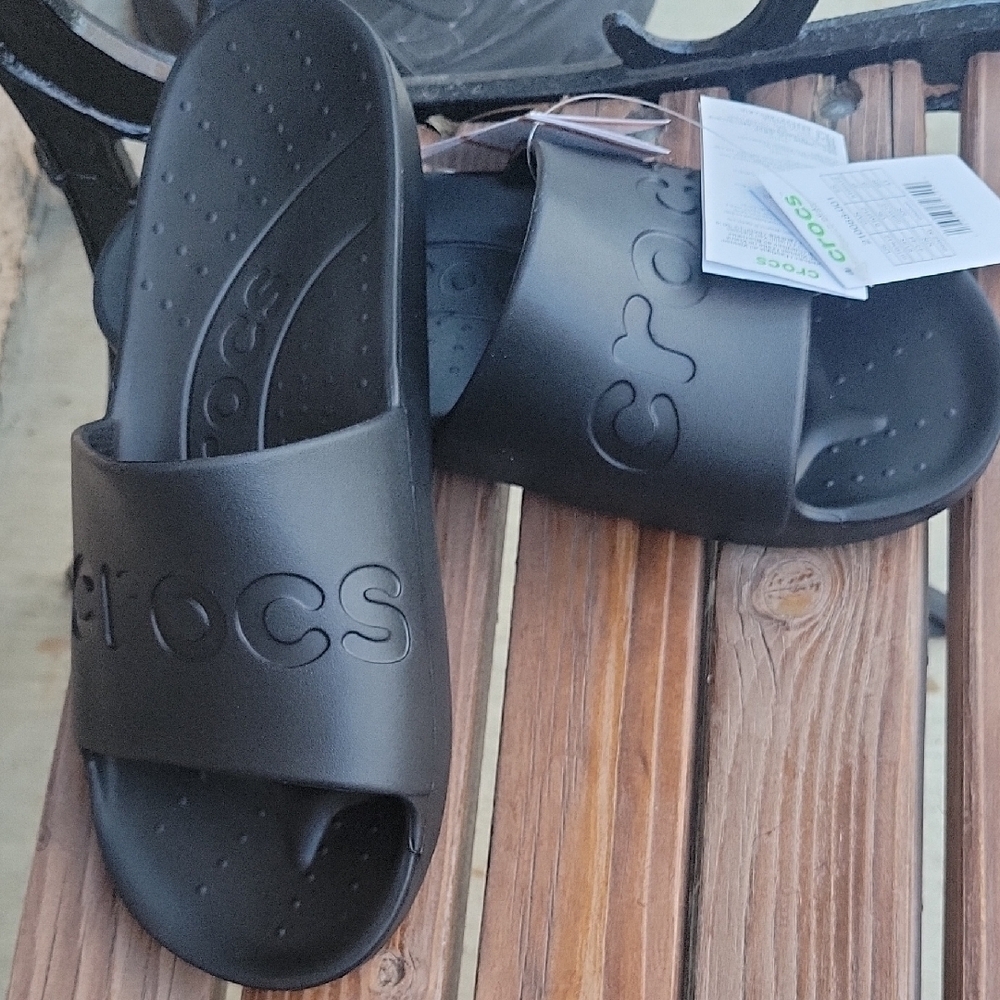CROCS Unisex Slide Sandals Size 10 - Picture 1 of 7